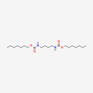 molecular formula C20H40N2O4 B11111838 Diheptyl butane-1,4-diylbiscarbamate 