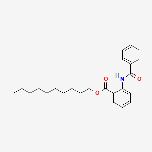 molecular formula C24H31NO3 B11111882 Decyl 2-(benzoylamino)benzoate 