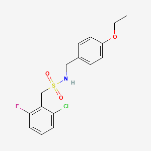 1-(2-chloro-6-fluorophenyl)-N-(4-ethoxybenzyl)methanesulfonamide