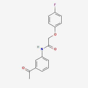 N-(3-acetylphenyl)-2-(4-fluorophenoxy)acetamide