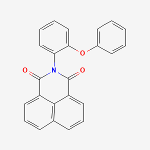 molecular formula C24H15NO3 B11112105 2-(2-phenoxyphenyl)-1H-benzo[de]isoquinoline-1,3(2H)-dione 