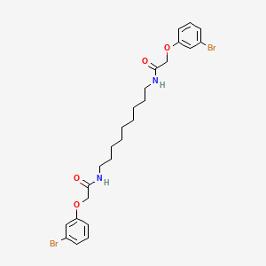 2-(3-Bromophenoxy)-N-(9-{[2-(3-bromophenoxy)acetyl]amino}nonyl)acetamide