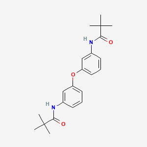 molecular formula C22H28N2O3 B11112116 N,N'-(oxydibenzene-3,1-diyl)bis(2,2-dimethylpropanamide) 