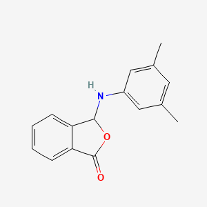 molecular formula C16H15NO2 B11112265 1(3H)-Isobenzofuranone, 3-[(3,5-dimethylphenyl)amino]- 