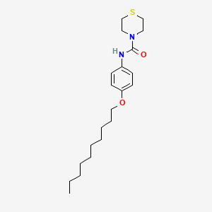 N-[4-(decyloxy)phenyl]thiomorpholine-4-carboxamide