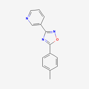 3-[5-(4-Methylphenyl)-1,2,4-oxadiazol-3-yl]pyridine