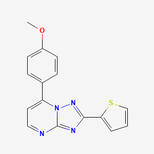 7-(4-Methoxyphenyl)-2-(2-thienyl)[1,2,4]triazolo[1,5-a]pyrimidine