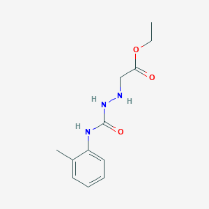 Semicarbazide, 1-(ethoxycarbonylmethyl)-4-(2-tolyl)-