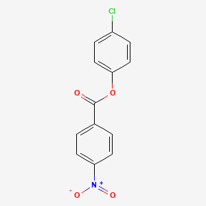 molecular formula C13H8ClNO4 B11112438 (4-Chlorophenyl) 4-nitrobenzoate CAS No. 7511-31-1