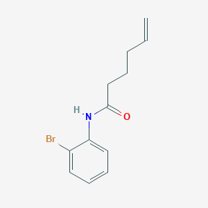 N-(2-bromophenyl)hex-5-enamide