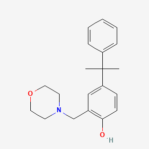 2-(Morpholin-4-ylmethyl)-4-(2-phenylpropan-2-yl)phenol