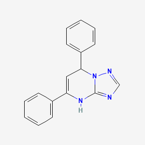 molecular formula C17H14N4 B11112581 [1,2,4]Triazolo[1,5-a]pyrimidine, 1,7-dihydro-5,7-diphenyl- CAS No. 118757-35-0