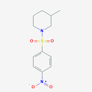 3-Methyl-1-(4-nitrophenyl)sulfonylpiperidine