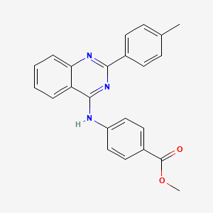 Methyl 4-{[2-(4-methylphenyl)quinazolin-4-yl]amino}benzoate