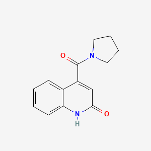 4-(Pyrrolidine-1-carbonyl)quinolin-2-ol