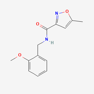 molecular formula C13H14N2O3 B11112741 N-(2-methoxybenzyl)-5-methyl-3-isoxazolecarboxamide 