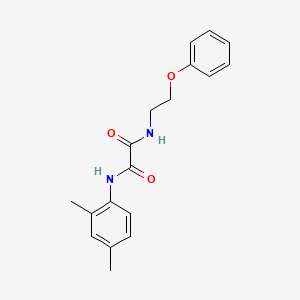 N-(2,4-dimethylphenyl)-N'-(2-phenoxyethyl)ethanediamide