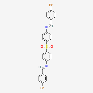 4,4'-sulfonylbis{N-[(E)-(4-bromophenyl)methylidene]aniline}