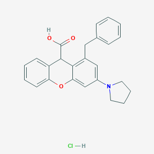 B011113 1-Benzyl-3-pyrrolidinylxanthene-9-carboxylate hydrochloride CAS No. 102584-98-5