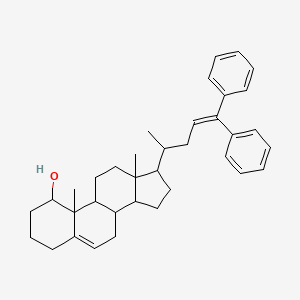 molecular formula C36H46O B11113041 24,24-Diphenylchola-5,23-dien-1-ol 