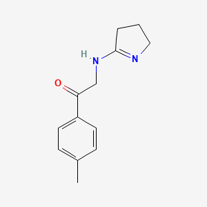 2-(3,4-dihydro-2H-pyrrol-5-ylamino)-1-(4-methylphenyl)ethanone