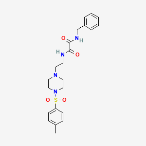 N-benzyl-N'-(2-{4-[(4-methylphenyl)sulfonyl]piperazin-1-yl}ethyl)ethanediamide