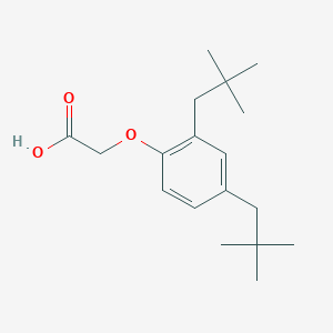 molecular formula C18H28O3 B11113259 [2,4-Bis(2,2-dimethylpropyl)phenoxy]acetic acid 