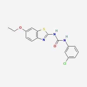 1-(3-Chlorophenyl)-3-(6-ethoxy-1,3-benzothiazol-2-yl)urea