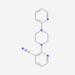 B11113438 2-[4-(2-Pyridinyl)-1-piperazinyl]-3-pyridinecarbonitrile CAS No. 946761-70-2