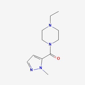 1-ethyl-4-(1-methyl-1H-pyrazole-5-carbonyl)piperazine