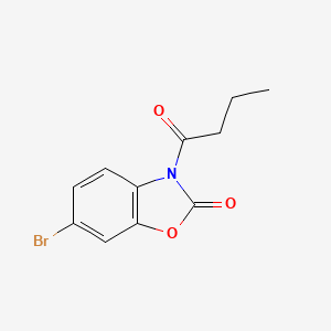 6-bromo-3-butanoyl-1,3-benzoxazol-2(3H)-one