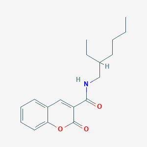 molecular formula C18H23NO3 B11113530 N-(2-ethylhexyl)-2-oxo-2H-chromene-3-carboxamide 