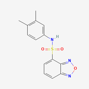 N-(3,4-dimethylphenyl)-2,1,3-benzoxadiazole-4-sulfonamide