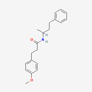 3-(4-methoxyphenyl)-N-(4-phenylbutan-2-yl)propanamide