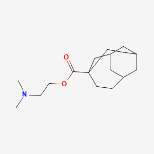 2-(Dimethylamino)ethyl tricyclo[4.3.1.1~3,8~]undecane-3-carboxylate