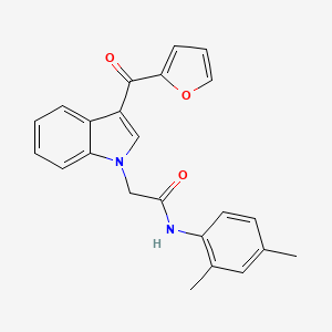 N-(2,4-dimethylphenyl)-2-[3-(furan-2-ylcarbonyl)-1H-indol-1-yl]acetamide