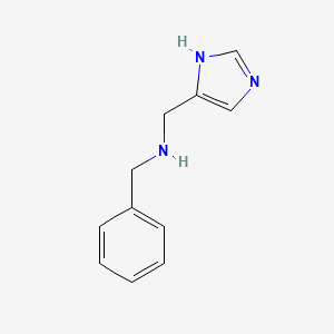 molecular formula C11H13N3 B11113885 Benzyl[(1H-imidazol-5-YL)methyl]amine 