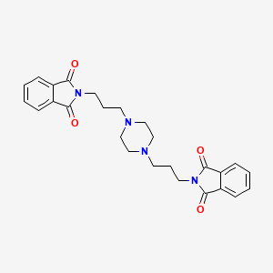 molecular formula C26H28N4O4 B11113900 1,4-Bis(3-phthalimidopropyl)piperazine 