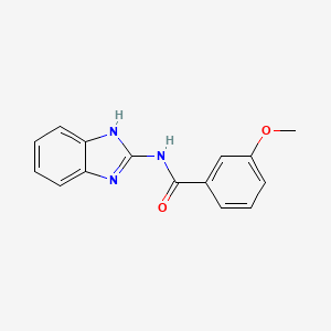 N-(1H-benzimidazol-2-yl)-3-methoxybenzamide