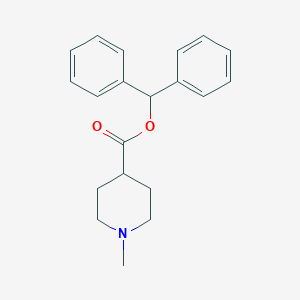 B011114 Isonipecotic acid, 1-methyl-, diphenylmethyl ester CAS No. 102395-67-5