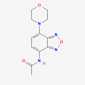 N-[7-(morpholin-4-yl)-2,1,3-benzoxadiazol-4-yl]acetamide