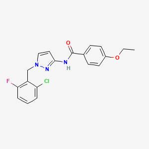 N-[1-(2-chloro-6-fluorobenzyl)-1H-pyrazol-3-yl]-4-ethoxybenzamide