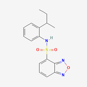 N-[2-(butan-2-yl)phenyl]-2,1,3-benzoxadiazole-4-sulfonamide