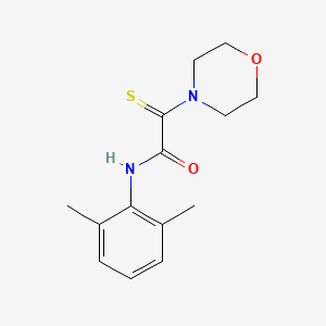 molecular formula C14H18N2O2S B11114076 N-(2,6-dimethylphenyl)-2-(morpholin-4-yl)-2-thioxoacetamide 