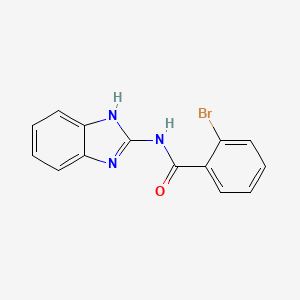 N-(1H-benzimidazol-2-yl)-2-bromobenzamide