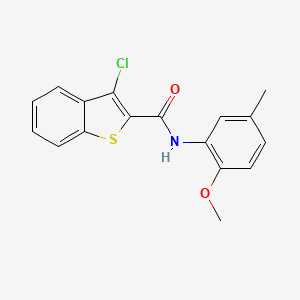 3-chloro-N-(2-methoxy-5-methylphenyl)-1-benzothiophene-2-carboxamide