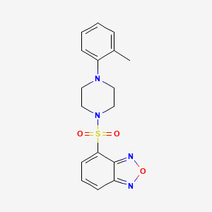 4-{[4-(2-Methylphenyl)piperazin-1-yl]sulfonyl}-2,1,3-benzoxadiazole