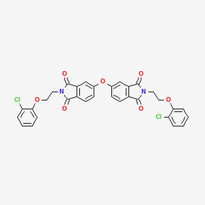 5,5'-oxybis{2-[2-(2-chlorophenoxy)ethyl]-1H-isoindole-1,3(2H)-dione}