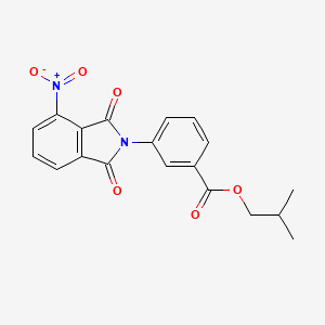 2-Methylpropyl 3-(4-nitro-1,3-dioxoisoindol-2-yl)benzoate