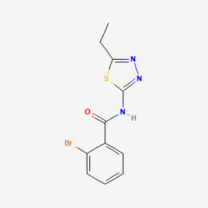 2-bromo-N-(5-ethyl-1,3,4-thiadiazol-2-yl)benzamide